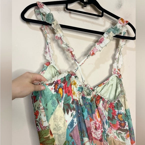 BNWT. Anthropologie Printed Chiffon Midi Dress. - Picture 6 of 8